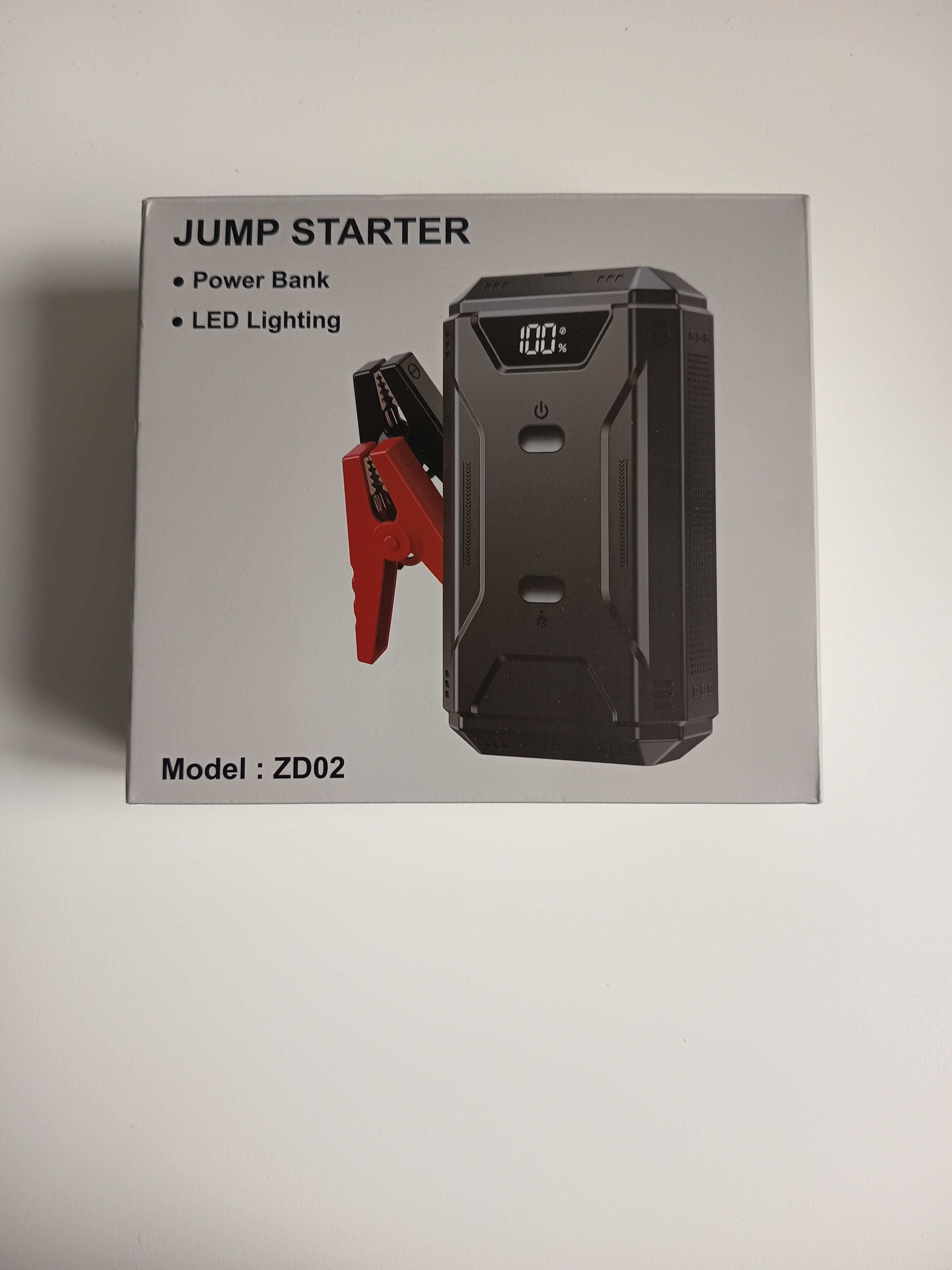 Booster Batterie Multifonction – Voiture, Moto, Lampe LED & SOS